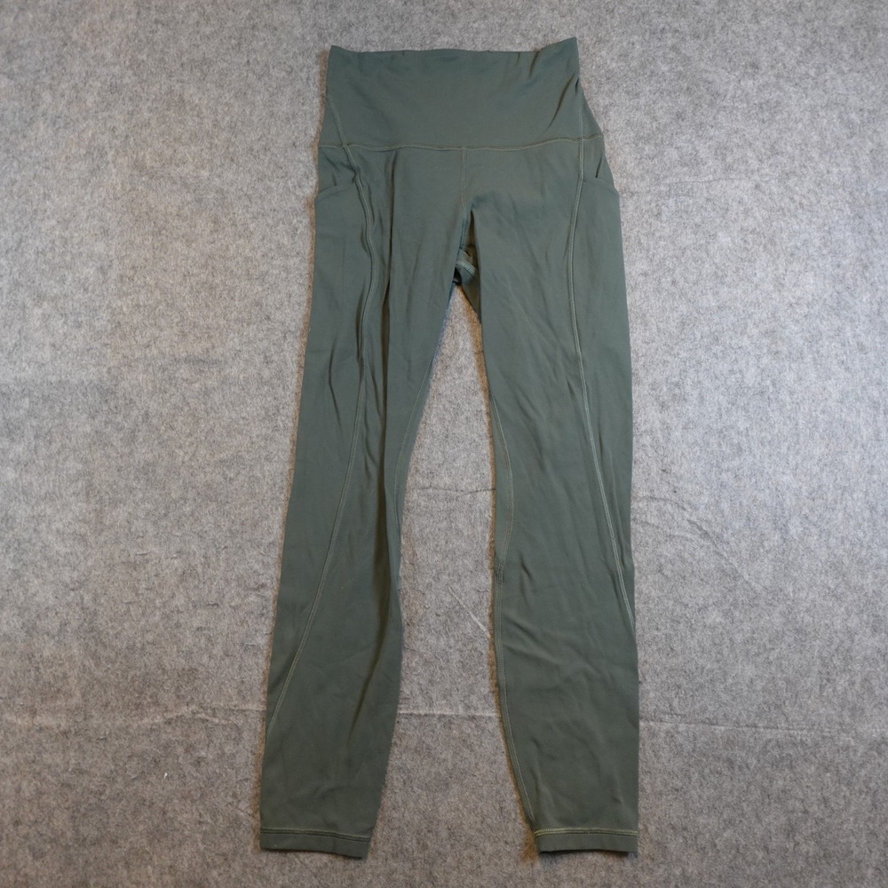 Lululemon Leggings Womens 4 Sage Green Align‎ High Rise Pockets 25" Yoga Gym